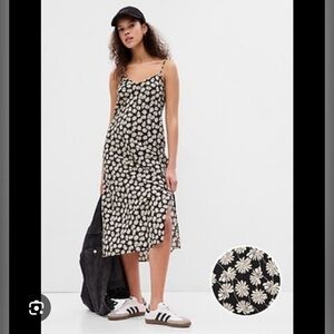 GAP cotton/silk midi dress